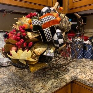 Mackenzie-Childs NEW Autumn Vine Cornucopia